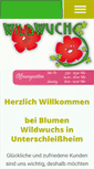 Mobile Screenshot of blumen-wildwuchs.de